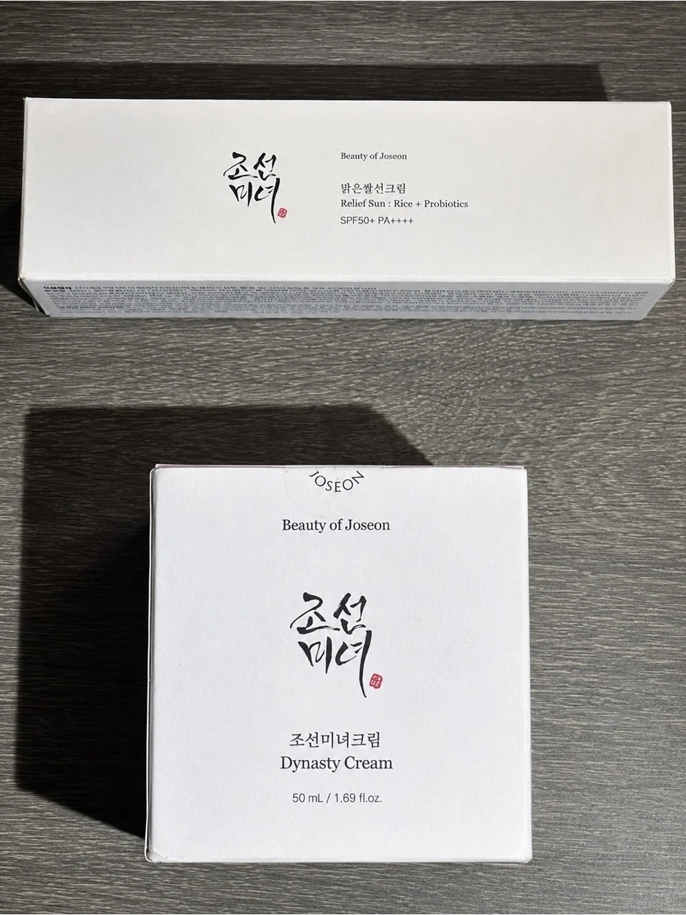Beauty of Joseon Dynasty Cream & Relief Sun SPF50+ - White Skincare Set